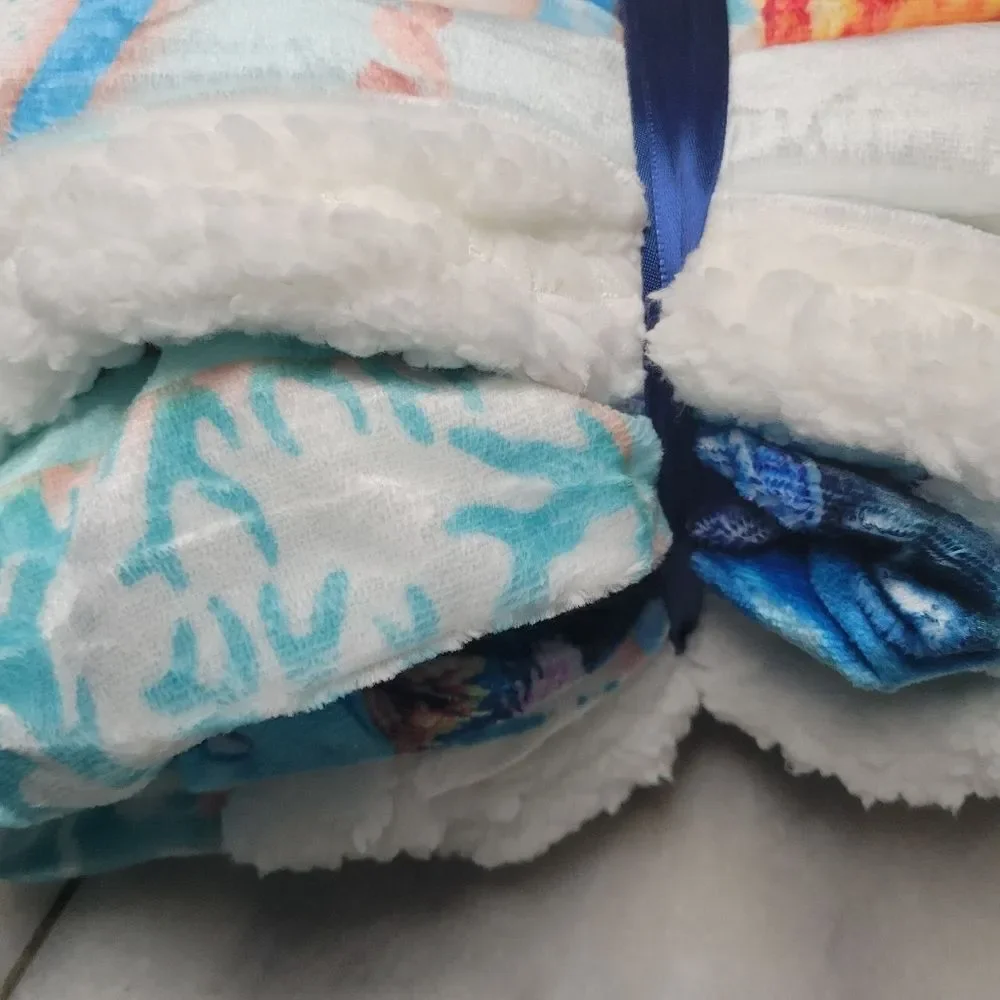 Cozy Geembi Just For You Comfortable Soft Sherpa Fleece Blanket 60inx80in NWT